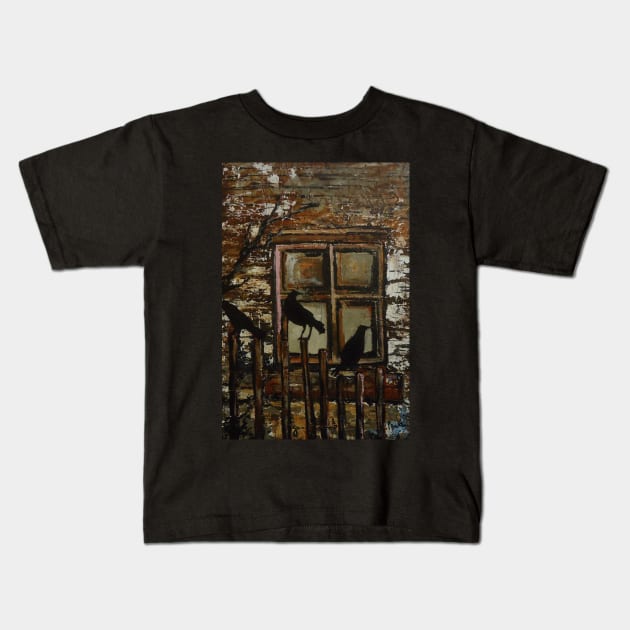 A Good Haunting Kids T-Shirt by Boatman